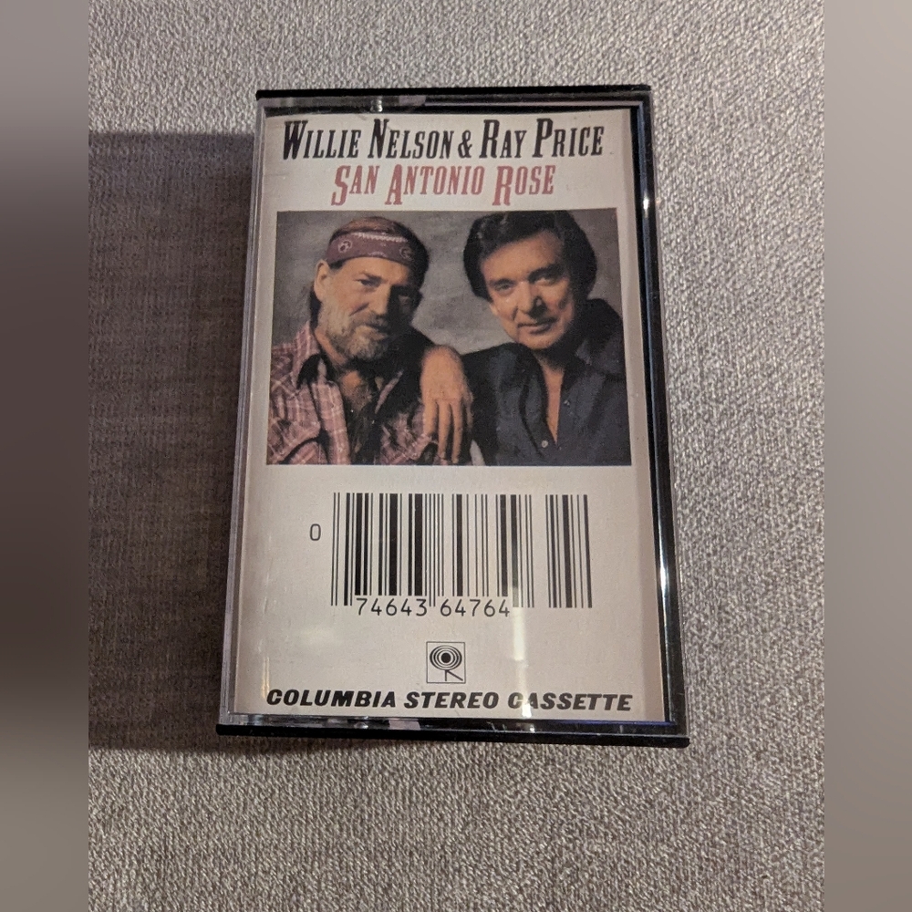 Willie Nelson & Ray Price San Antonio Rose Cassette Tape
